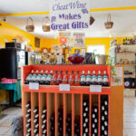 wine display at forks of cheat